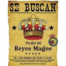 "Se buscan Pajes de los Reyes Magos" 