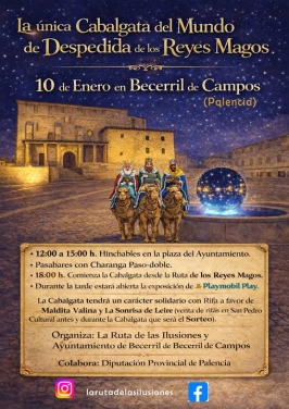 Cabalgata de Despedida de los Reyes Magos en Becerril de Campos