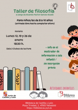 Taller de filosofía entre libros Taller de filosofía entre libros