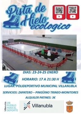 Piesta de Hielo Ecológico en Villanubla