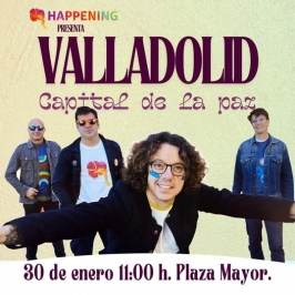 Happening "Valladolid Capital de la paz"