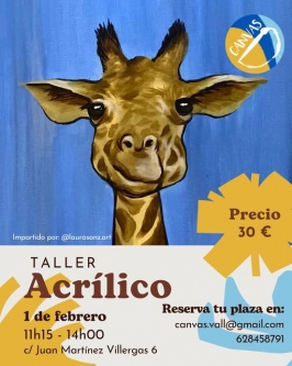Taller Acrílico en Canvas