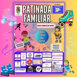 "Patinada familiar" en la Cistérniga