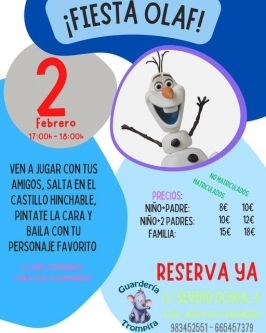 "Fiesta Olaf" en la Guardería Trompita