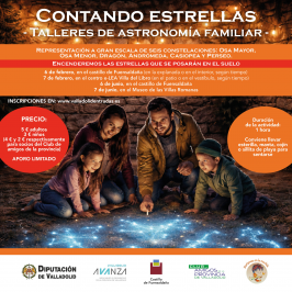 Talleres de Astronomía Familiar en el Castillo de Fuensaldaña