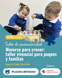 Taller de psicomotricidad "Moverse para crecer" en el Colegio Compañía de María La Enseñanza