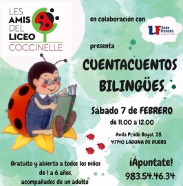 Cuentacuentos bilingües en el Liceo Francés de Laguna de Duero
