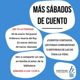 Sábados de Cuentos en las Bibliotecas Municipales de Valladolid