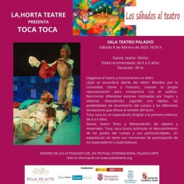 La,Horta Teatre presenta “Toca Tocas” en Segovia