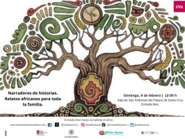 Narradores de historias en el Museo de Arte Africano Arellano Alonso