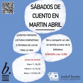 Sábados de cuento en la Biblioteca Municipal F.J. Martín Abril