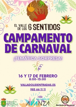 Campamento de Carnaval en el Valle de los 6 Sentidos Campamento de Carnaval en el Valle de los 6 Sentidos