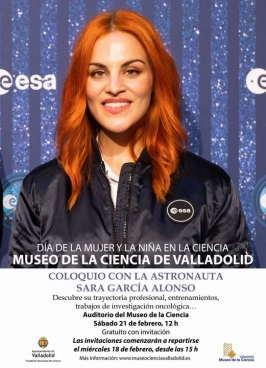Coloquio con la astronauta "Sara García Alonso"