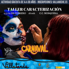 Taller de Caracterización en el Centro Cívico José Luis Mosquera