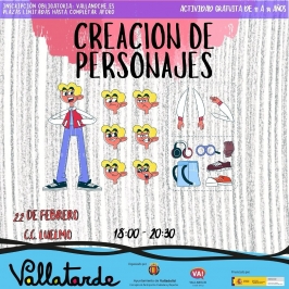 Creación de personajes en el Centro Cívico José María Luelmo