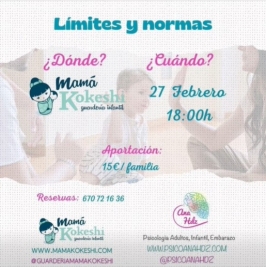 Escuelita de padres "Límites y normas" en Mamá Kokeshi