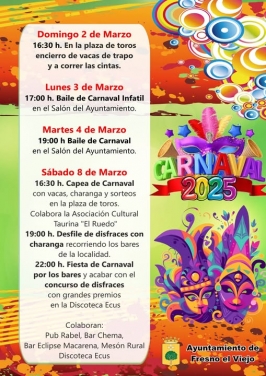 Carnaval 2025 en Fresno el Viejo