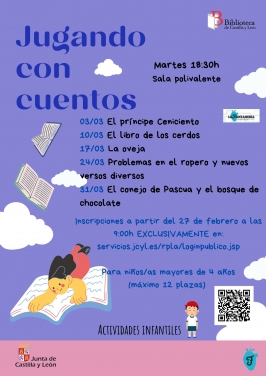 “Jugando con cuentos” en la Biblioteca Publica de Castilla y León