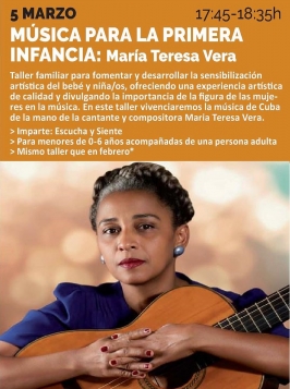 Taller de música para la primera infancia en el Centro Municipal de Igualdad