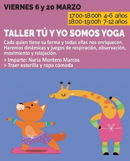 "Tu y yo somos yoga" en el Centro Municipal de Igualdad