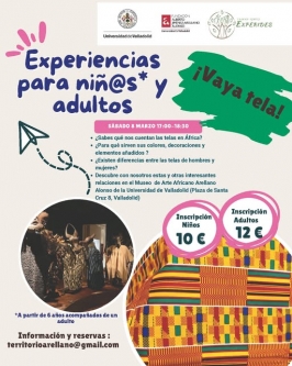 Taller familiar "Vaya tela" en el Museo de Arte Africano Arellano Alonso