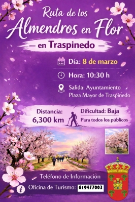 Ruta de los Almendros en Flor en Traspinedo