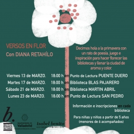 "Versos en flor”