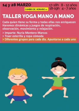 "Yoga mano a mano" en el Centro Municipal de Igualdad