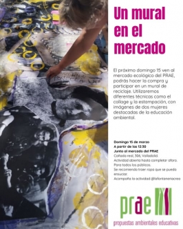Mercado Ecológico y Mural en el PRAE