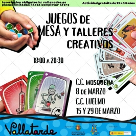 Juegos de mesa en el Centro Cívico José María Luelmo