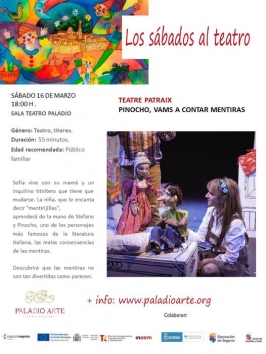 Teatre Patraix presenta “Pinocho, vamos a contar mentiras”
