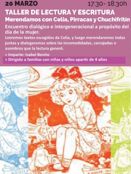 Taller de lectura y escritura en el Centro Municipal de Igualdad