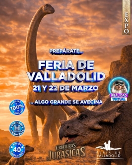 Criaturas Jurásicas en la Feria de Valladolid
