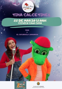 Zolopotroko Teatro presenta "Tina Calcetines" en CC Casa Cuna