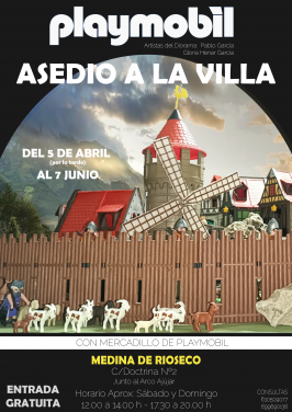 Exposición de Playmobil "Asalto a la Villa" en Medina de Rioseco