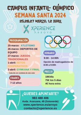 Campus Infantil Olímpico en Xperience Sport Club