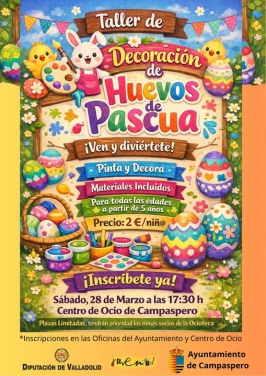 Taller "Huevos de Pascua" en Campaspero