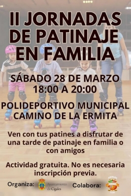 "Patinaje en familia" en Cigales