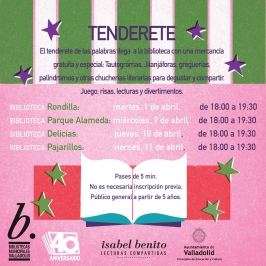 "Tenderete" en las Bibliotecas Municipales de Valladolid