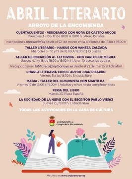 "Abril Literario" en Arroyo