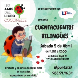 Cuentacuentos bilingües en el Liceo Francés de Laguna de Duero