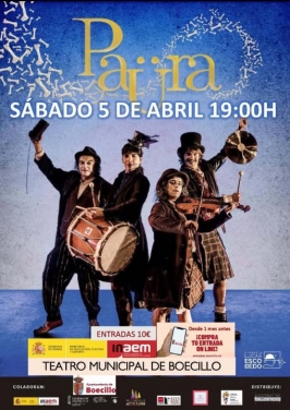 Cía Lucas Escobedo presenta "Paura" en Boecillo