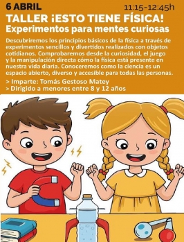 Taller "¡Esto tiene física!" en el Centro Municipal de Igualdad