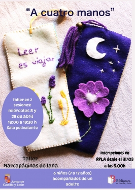 Talleres creativos en familia en la Biblioteca Publica de Castilla y León