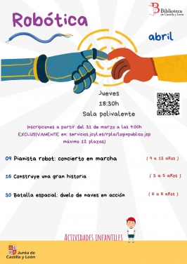 Talleres de robótica en la Biblioteca Pública de Castilla y León Talleres de robótica en la Biblioteca Pública de Castilla y León