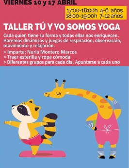 "Tú y yo somos yoga" "Tú y yo somos yoga"