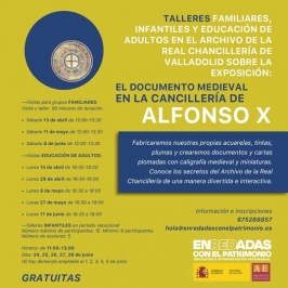 Visitas y talleres familiares en el Archivo de la Real Chancillería de Valladolid