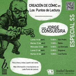 "Talleres de creación de cómic" en los puntos de lectura de Valladolid