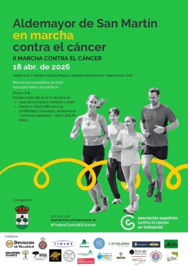 Marcha contra el cáncer en Aldeamayor de San Martín