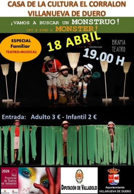 Brama Teatro presenta "Vamos a buscar un monstruo"